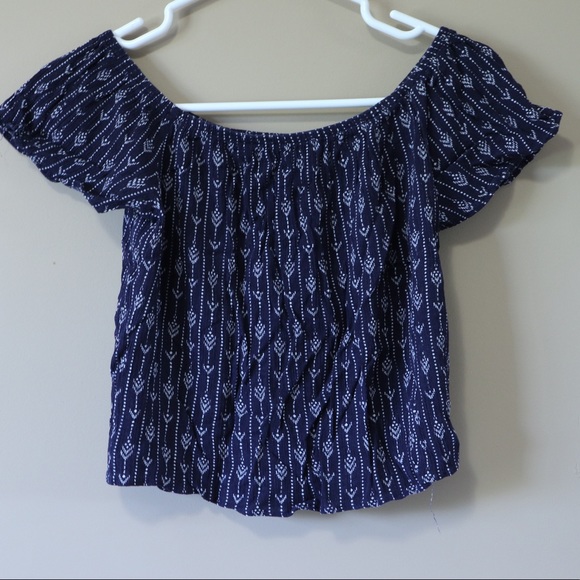 Forever 21 blue crop top - Picture 3 of 3